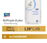 Raffinade-Zucker Angebote von aro bei Metro Bensheim für 1,49 €