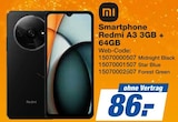 Smartphone Redmi A3 3GB + 64GB bei expert im Nördlingen Prospekt für 86,00 €