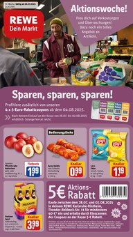 Aktueller REWE Prospekt "Dein Markt" Seite 1 von 34 Seiten für Karlsruhe