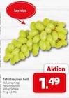 nah&frisch Marsberg - Tafeltrauben hell Angebot im Prospekt Tafeltrauben hell bei nah&frisch im Marsberg Prospekt für 1,49 €