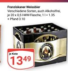 Weissbier Angebote von Franziskaner bei GLOBUS Völklingen für 13,49 €