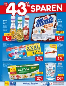 Joghurt im aktuellen Netto Marken-Discount Prospekt (Siegen (Universitätsstadt)) Joghurt im Netto Marken-Discount Prospekt "Aktuelle Angebote" mit 68 Seiten (Siegen (Universitätsstadt))