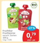 Fruchtpüree von Fruchtbar im aktuellen budni Prospekt