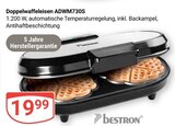 Doppelwaffeleisen ADWM730S Angebote von Bestron bei GLOBUS Saarlouis für 19,99 €