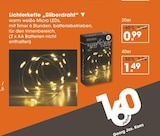 Batterien im V-Markt Prospekt Lichterkette Silberdraht 20er im aktuellen V-Markt Prospekt für 0,99 €