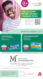 mea - meine apotheke Prospekt für Stuttgart mit 4 Seiten mea - meine apotheke Prospekt für Stuttgart: "Unsere Juni-Angebote", 4 Seiten, 01.06.2025 - 30.06.2025