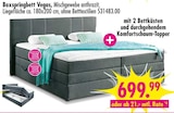 Boxspringbett Vegas im aktuellen SB Möbel Boss Prospekt