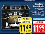 Pils oder Radler im Angebot bei EDEKA in Mönchengladbach Pils oder Radler Angebote von Krombacher bei EDEKA Mönchengladbach für 11,49 €