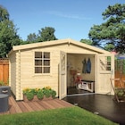 Castorama Mandelieu-la-Napoule - Promo Abri de jardin Klikstrom Riga bois naturel ép. 34 mm surface totale 12,15 m² Promo Abri de jardin Klikstrom Riga bois naturel ép. 34 mm surface totale 12,15 m² à 1 099,00 € dans le catalogue Castorama à Mandelieu-la-Napoule