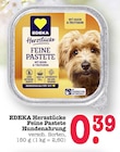 Herzstücke Feine Pastete Hundenahrung Angebote von EDEKA bei E center Frankfurt für 0,39 €