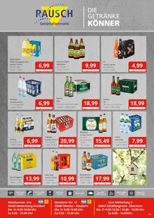 Bitburger im aktuellen Getränkefachmarkt Rausch Prospekt (Gießen) Bitburger im Getränkefachmarkt Rausch Prospekt "DIE GETRÄNKEKÖNNER" mit 2 Seiten (Gießen)