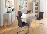 Table 160 cm avec allonge en promo chez Conforama Table 160 cm avec allonge dans le catalogue Conforama