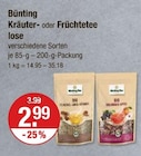 Kräuter- oder Früchtetee lose von Bünting im aktuellen V-Markt Prospekt für 2,99 €