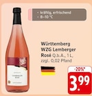 E center Mössingen - WZG Lemberger Rosé Angebot im Prospekt WZG Lemberger Rosé bei E center im Mössingen Prospekt für 3,99 €