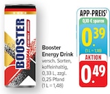 Aktuelles Booster Energy Drink Angebot bei EDEKA in Aalen ab 0,39 €
