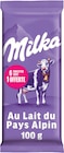 Tablettes de chocolat au lait du pays alpin - MILKA - Intermarché Super Tablettes de chocolat au lait du pays alpin - MILKA à 5,53 € dans le catalogue Intermarché Super