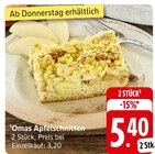 Omas Apfelschnitten im Angebot bei E center in Albstadt Omas Apfelschnitten Angebote bei E center Albstadt für 5,40 €