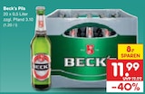 Aktuelle Becks Angebote bei Netto Marken-Discount in Dresden Aktuelles Pils Angebot bei Netto Marken-Discount in Dresden ab 11,99 €
