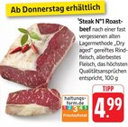 Steak N°1 Roastbeef im Angebot bei E center in Filderstadt Steak N°1 Roastbeef Angebote bei E center Filderstadt für 4,99 €