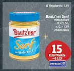 Senf von Bautz'ner im aktuellen EDEKA Prospekt
