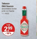 Chili Saucen von Tabasco im aktuellen V-Markt Prospekt für 2,99 €