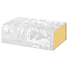 Karton gemustert/gelb im Angebot bei IKEA in Hannover Karton gemustert/gelb Angebote von SANDLÖPARE bei IKEA Hannover für 3,99 €