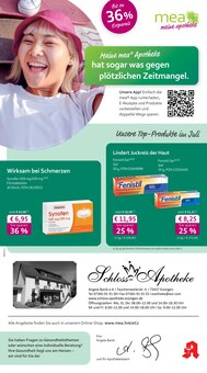 Aktueller mea - meine apotheke Prospekt "Unsere Juli-Angebote" Aktueller mea - meine apotheke Prospekt