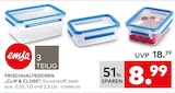 Frischhaltedosen „Clip & Close“ im porta Möbel Prospekt zum Preis von 8,99 €