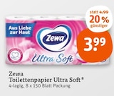 Toilettenpapier Ultra Soft im Angebot bei tegut in Fürth Toilettenpapier Ultra Soft Angebote von Zewa bei tegut Fürth für 3,99 €