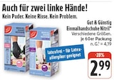 Einmalhandschuhe Nitril Angebote von Gut & Günstig bei nah und gut Würzburg für 2,99 €