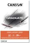 Canson Graduate - Bloc dessin croquis - 40 feuilles - A4 - 96 gr - CANSON à 5,99 € dans le catalogue Bureau Vallée
