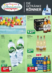 Wasser im Getränke Paradies Prospekt "DIE GETRÄNKEKÖNNER" mit 4 Seiten (Dortmund)