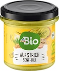 Senf im dm-drogerie markt Prospekt Brotaufstrich, Senf-Dill von dmBio im aktuellen dm-drogerie markt Prospekt für 1,35 €