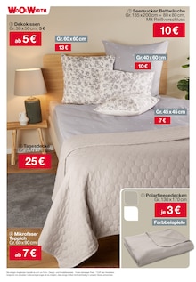 Fleecedecke Angebot im aktuellen Woolworth Prospekt auf Seite 22