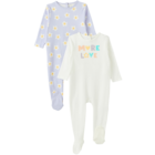 Lot de 2 pyjamas bébé dans le catalogue Carrefour
