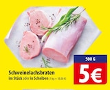 Schweinelachsbraten im Stück oder in Scheiben Angebote bei famila Nordost Flensburg für 5,00 €