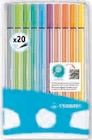20 FEUTRES DE COLORIAGE PEN 68 - Stabilo dans le catalogue Hyper U