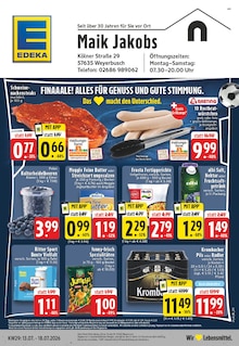 Aktueller EDEKA Prospekt für Obererbach (Westerwald) und Ungebung, Seiten zum blättern EDEKA Prospekt Aktuelle Angebote mit Seiten in Obererbach (Westerwald) und Umgebung