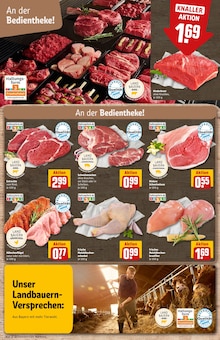 Schweinefleisch im aktuellen REWE Prospekt (Augsburg) Schweinefleisch im REWE Prospekt "Dein Markt" mit 30 Seiten (Augsburg)