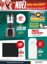Catalogue Proxi Confort à Perdreauville, avec 4 pages Prospectus Proxi Confort à Perdreauville, "Et pour Noël faites-vous plaisir !", 4 pages, 24/11/2023 - 23/12/2023
