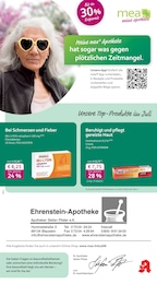 Aktueller mea - meine apotheke Apotheken Prospekt für Blaustein: Unsere Juli-Angebote mit 4} Seiten, 01.07.2025 - 31.07.2025