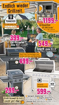 Gasgrill im Hornbach Prospekt "Du willst es. Dann bau es." mit 36 Seiten (Hamm)