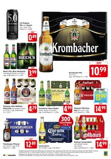 Krombacher im E center Prospekt "Aktuelle Angebote" mit 50 Seiten (Konstanz)