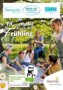 Reha-OT Lüneburg Melchior und Fittkau GmbH Prospekt Fit und mobil durch den Frühling mit 6 Seiten