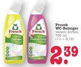 WC-Reiniger Zitrone Angebote von Frosch bei E center Karlsruhe für 2,39 €