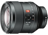 SEL85F14GM Vollformat - 85 mm f/1.4 G-Master, ED, XA (Extreme Aspherical), DMR, Circulare Blende (Objektiv für Sony E-Mount, Schwarz) Angebot im MediaMarkt Saturn Prospekt SEL85F14GM Vollformat - 85 mm f/1.4 G-Master, ED, XA (Extreme Aspherical), DMR, Circulare Blende (Objektiv für Sony E-Mount, Schwarz) im MediaMarkt Saturn Prospekt zum Preis von 1.389,00 €