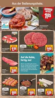 Rindfleisch im REWE Prospekt "Dein Markt" mit 30 Seiten (Salzgitter)