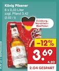 Netto Marken-Discount Heiligenhaus - Pilsener Angebot im Prospekt Pilsener bei Netto Marken-Discount im Heiligenhaus Prospekt für 3,69 €
