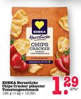 Aktuelles Herzstücke Chips Cracker pikanter Tomatengeschmack Angebot bei E center in Mainz ab 1,29 €