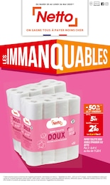 Catalogue Discount Alimentaire de Netto à Montigny-lès-Cormeilles, avec 16 pages Prospectus Discount Alimentaire de Netto à Montigny-lès-Cormeilles: "LES IMMANQUABLES", 16 pages, 20/05/2025 - 26/05/2025